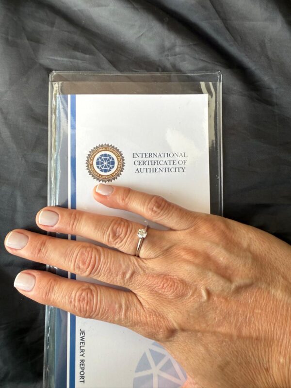 anel solitário 50pts