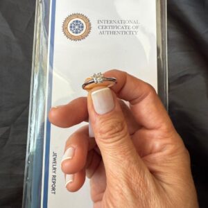 anel solitário 51pts