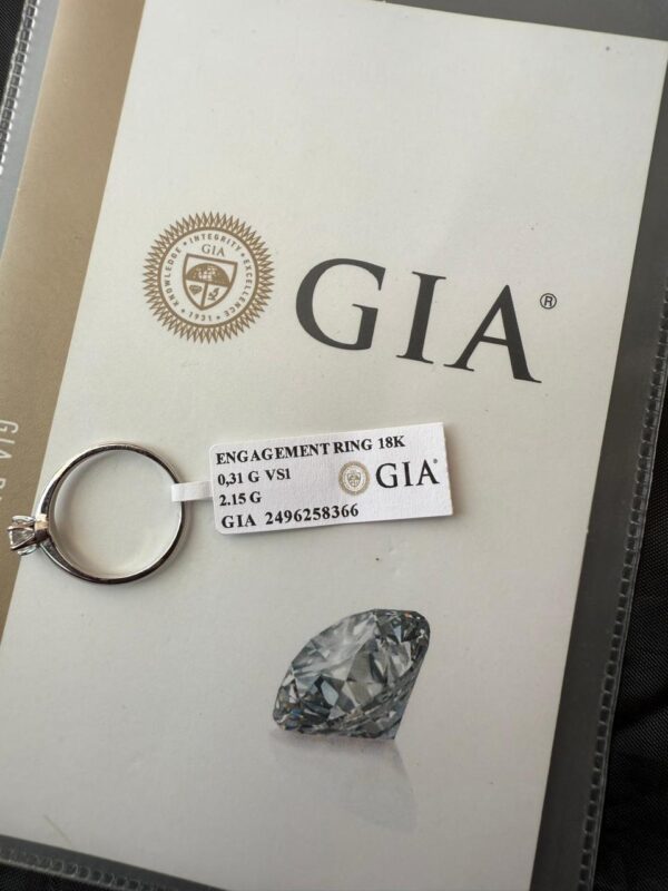 anel solitário gia 31pts