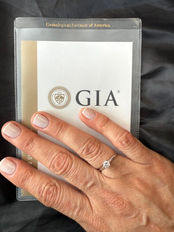 anel solitário gia 39pts